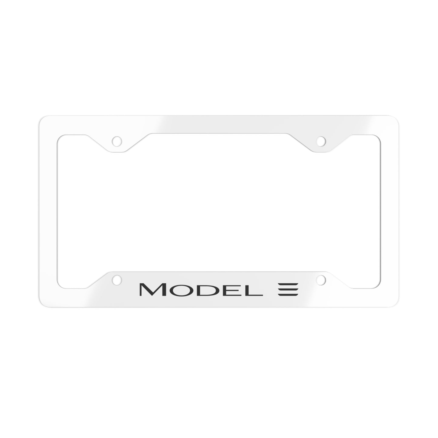 TESLA Model 3 Metal License Plate Frame