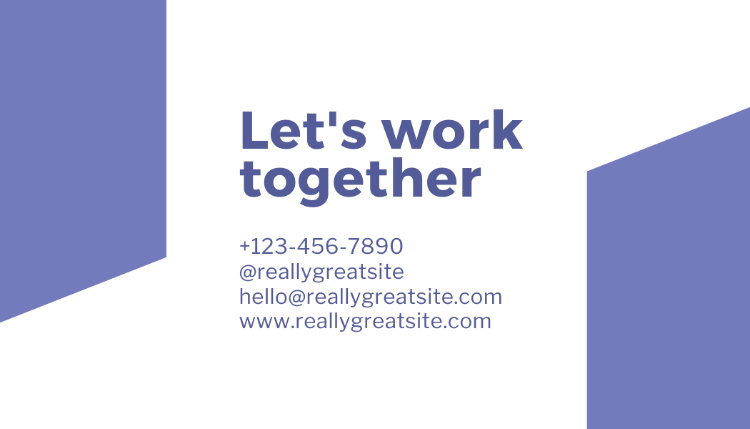 Standard Custom Business Cards