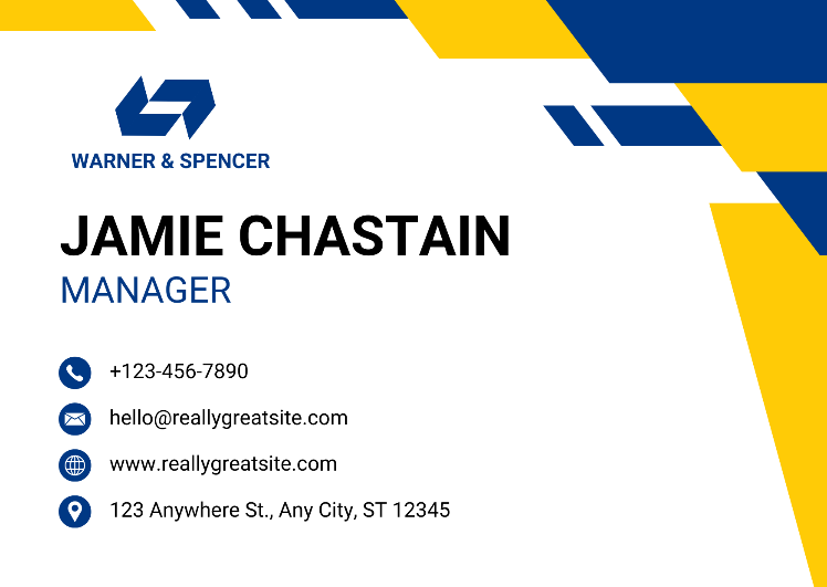 Standard Custom Business Cards
