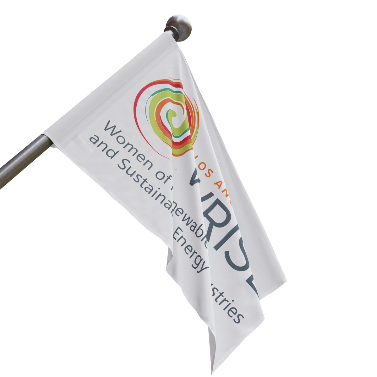 Los Angeles WRISE Flag - Women of Renewable Industries & Sustainable Energy Banner
