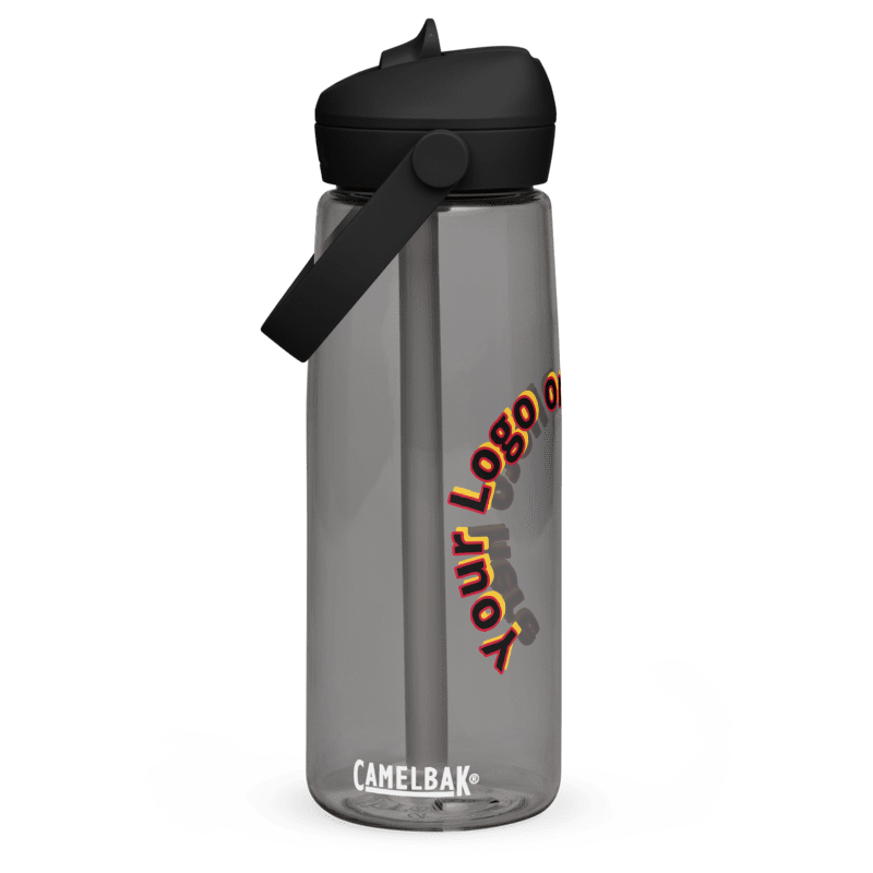 Custom Flip straw water bottle with your logo or photo