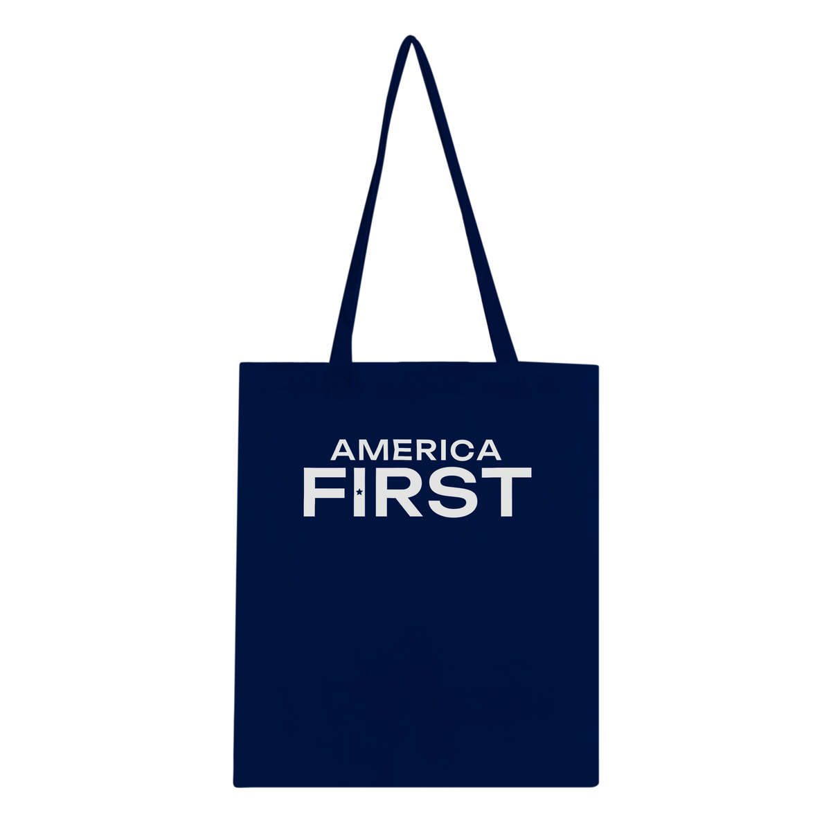America First Hero Star Classic Tote Navy front | True American
