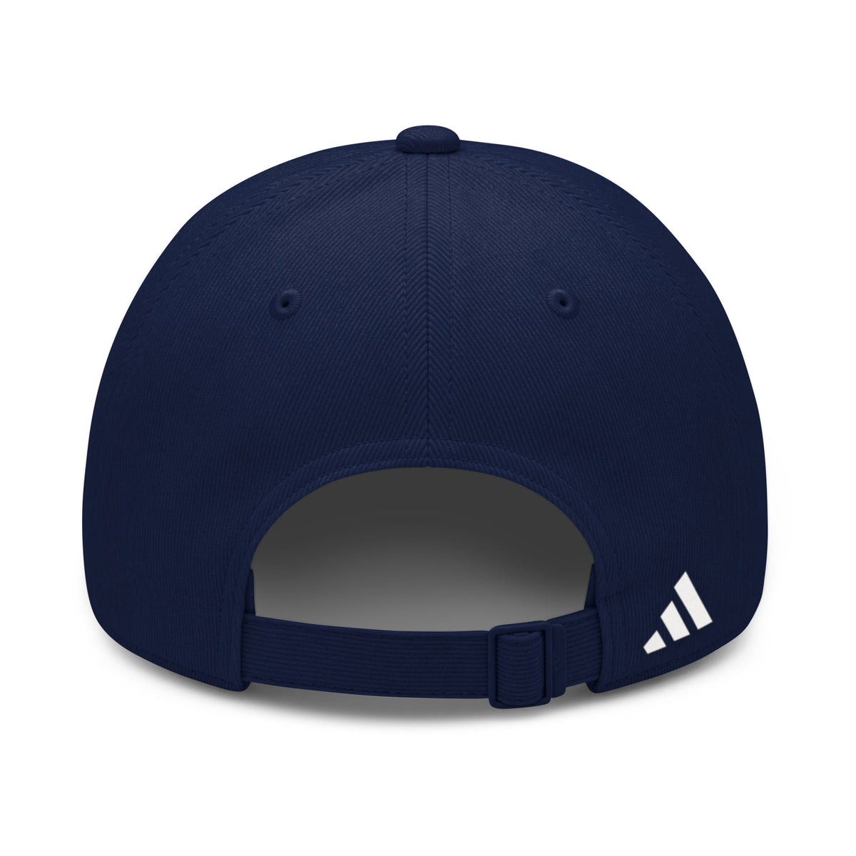 Proud Since 1776 cap, blue, back with adjustable strap and adidas three-bar detail | True American