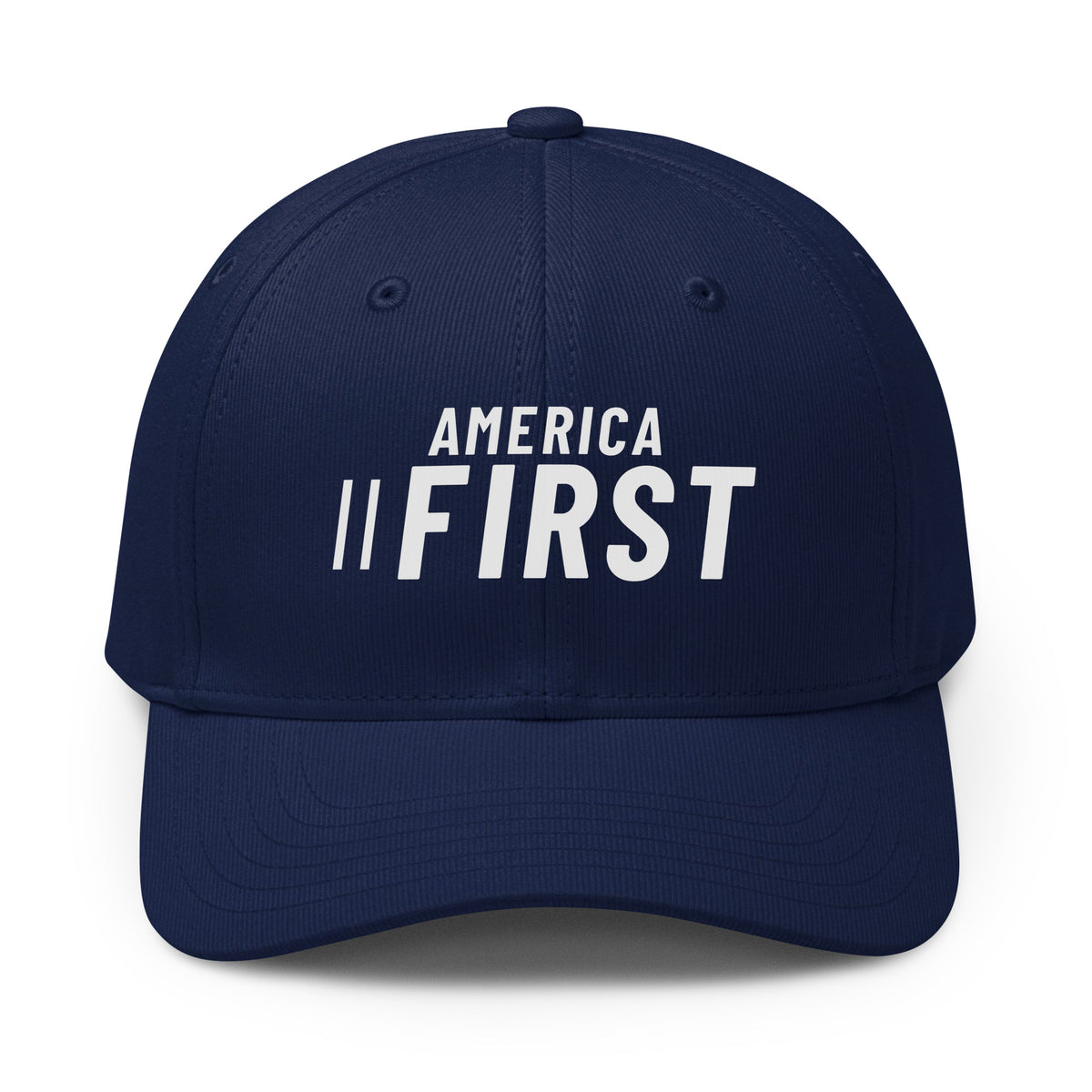America First Sport Printed Adidas Cap Team Navy front | True American
