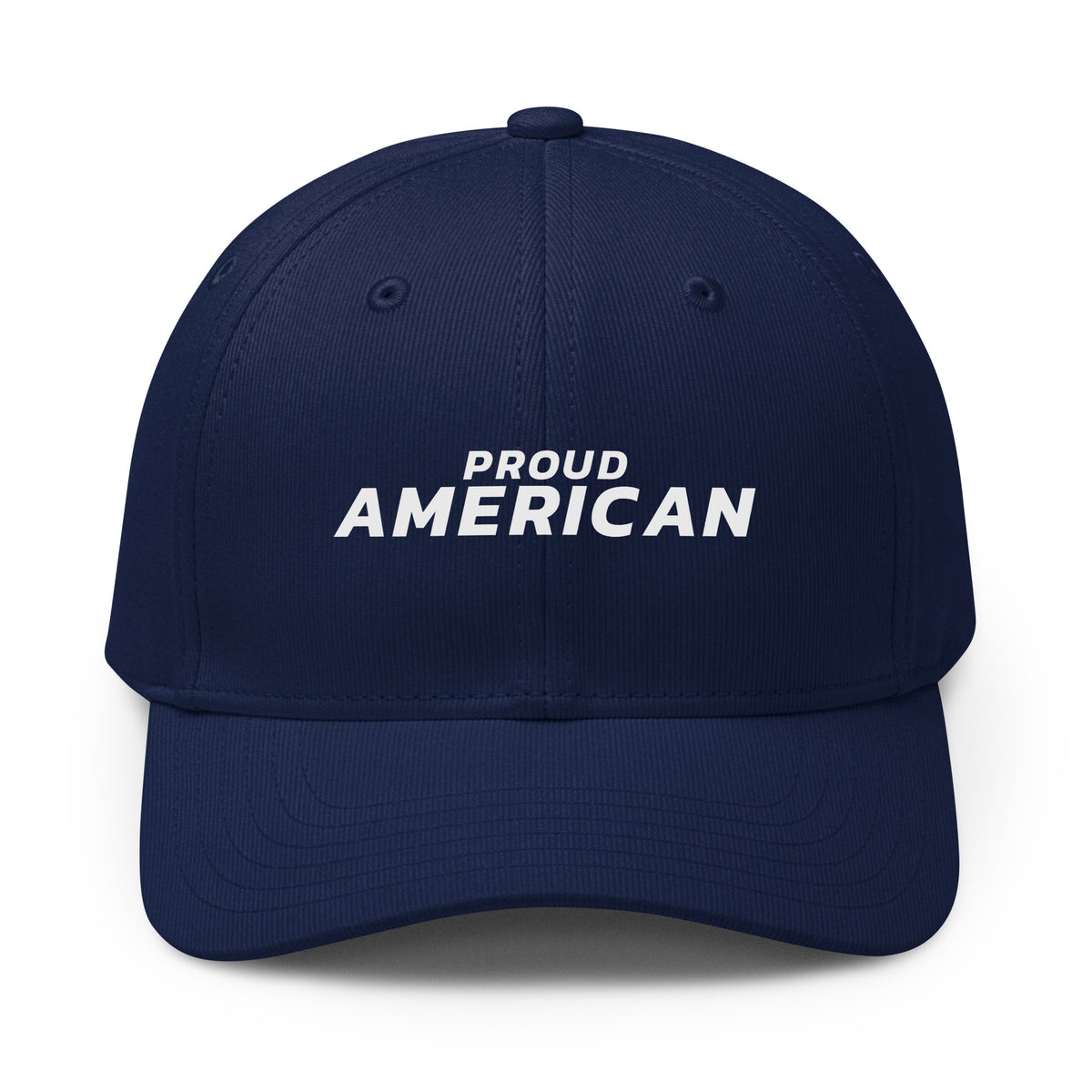 Proud American Italic Printed adidas Cap Team Navy front | True American