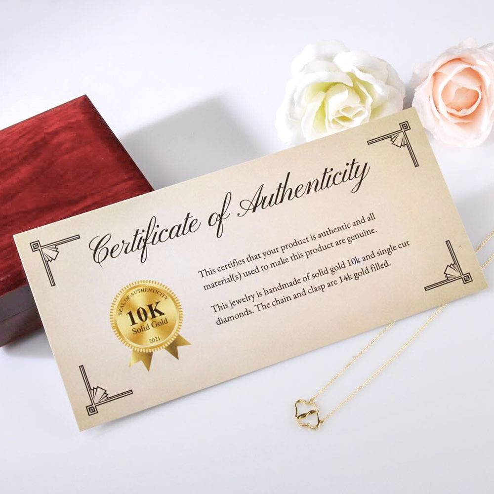 Love Handmade Gift for Your Wife made of Gold