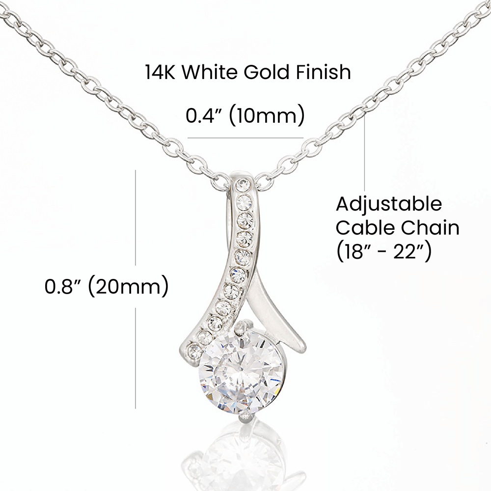 Surprise Your Love with This Necklace and a Sweet Message. Comes in an Elegant Gift Box. A Charming Gift for Your Soulmate on Her Birthday, Valentine's Day, or Any Day. Fast Shipping Guaranteed
