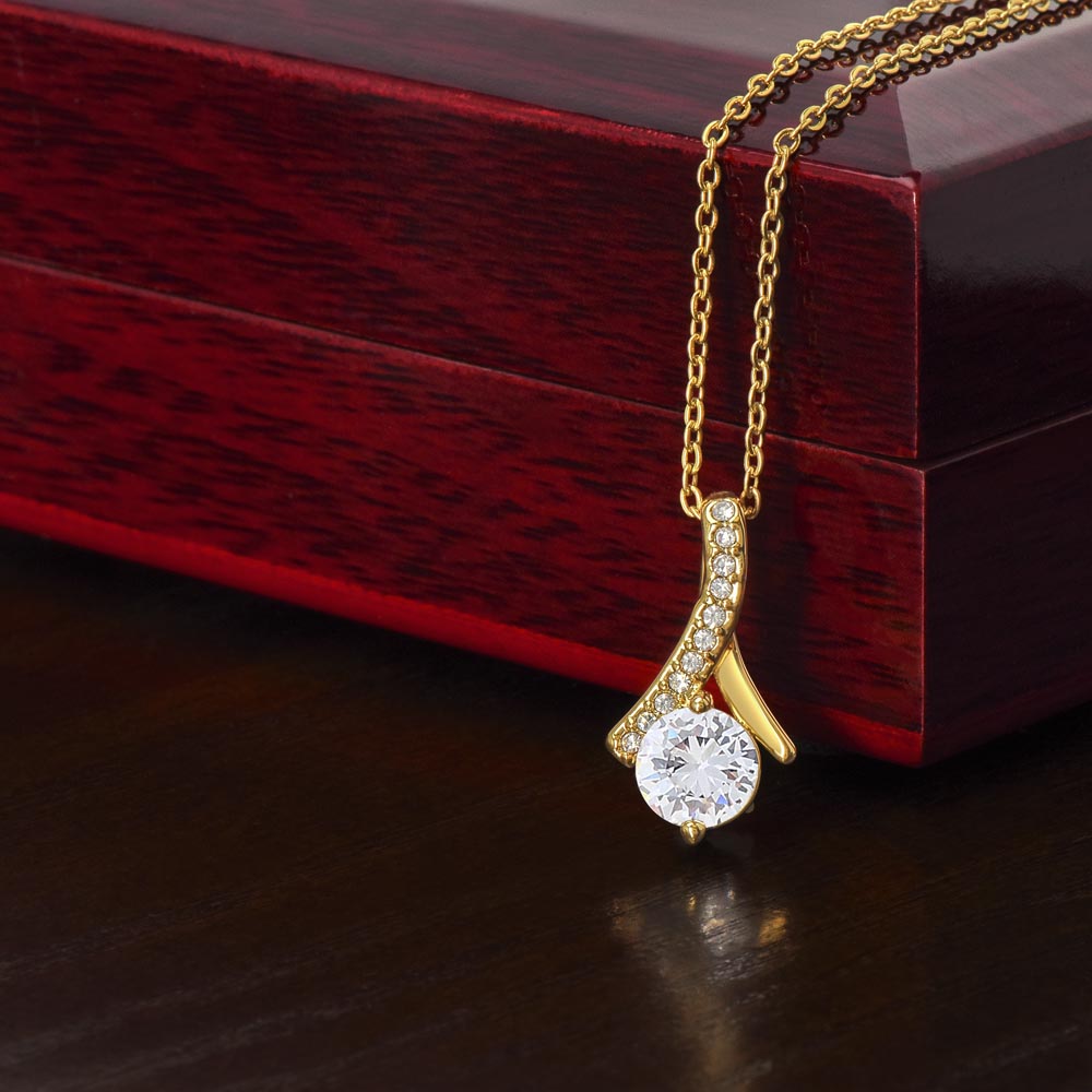 Surprise Your Love with This Necklace and a Sweet Message. Comes in an Elegant Gift Box. A Charming Gift for Your Soulmate on Her Birthday, Valentine's Day, or Any Day. Fast Shipping Guaranteed