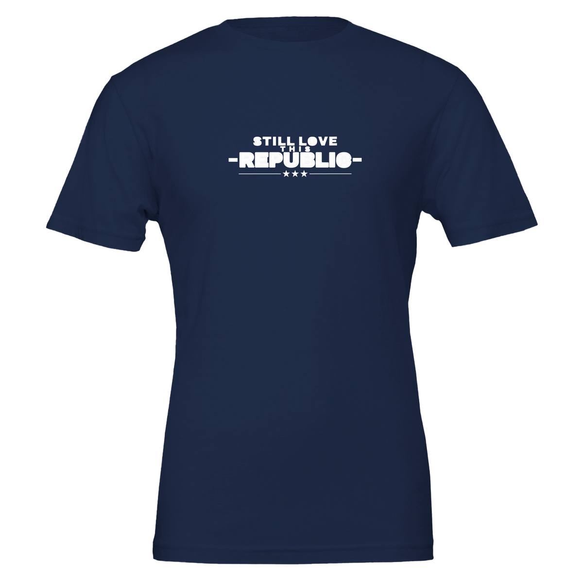 Still Love This Republic Tee Navy front | True American