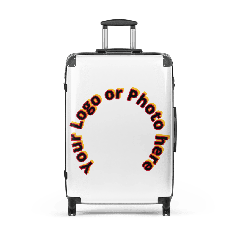 Custom designed Hard-shell suitcase with your photo or company logo
