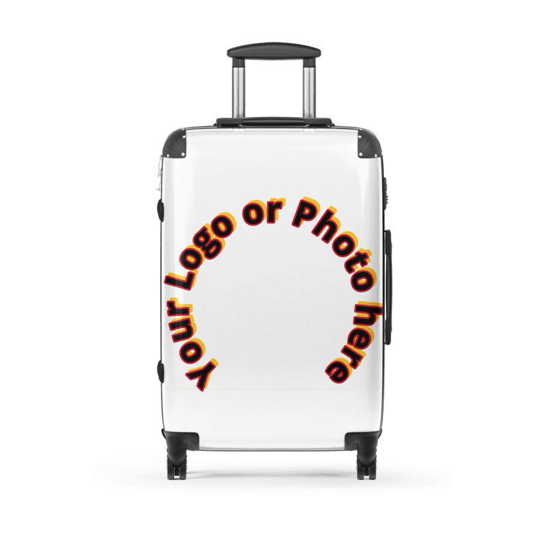 Custom designed Hard-shell suitcase with your photo or company logo