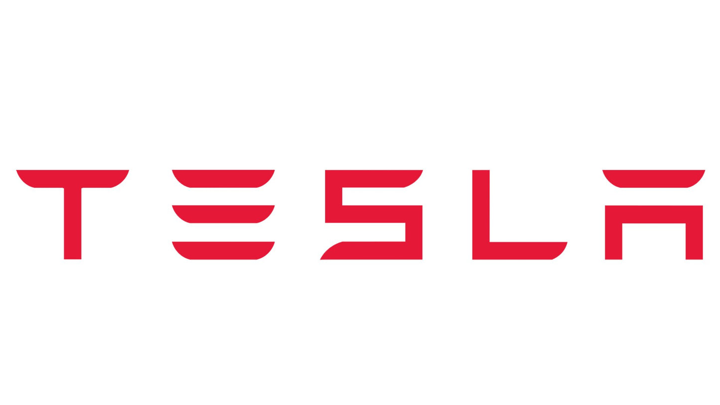 Tesla Red Metal License Plate Frame