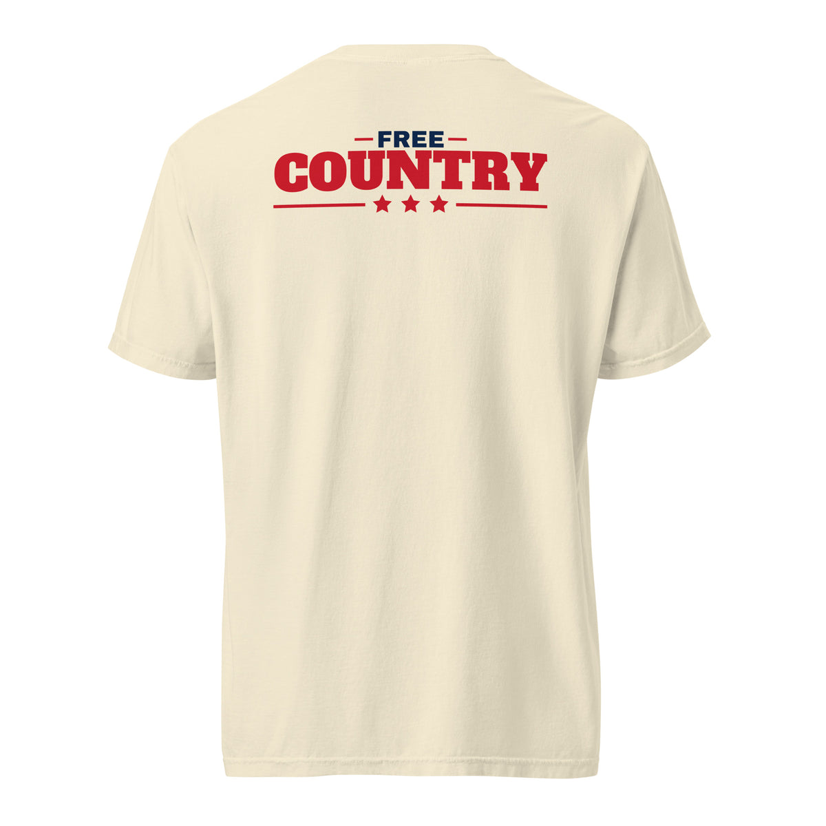 Free Speech / Free Country Tee Ivory flat back | True American