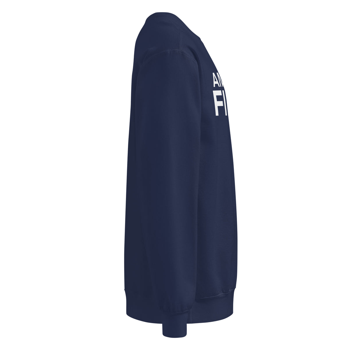 America First Star Crewneck Sweatshirt True Navy right side | True American