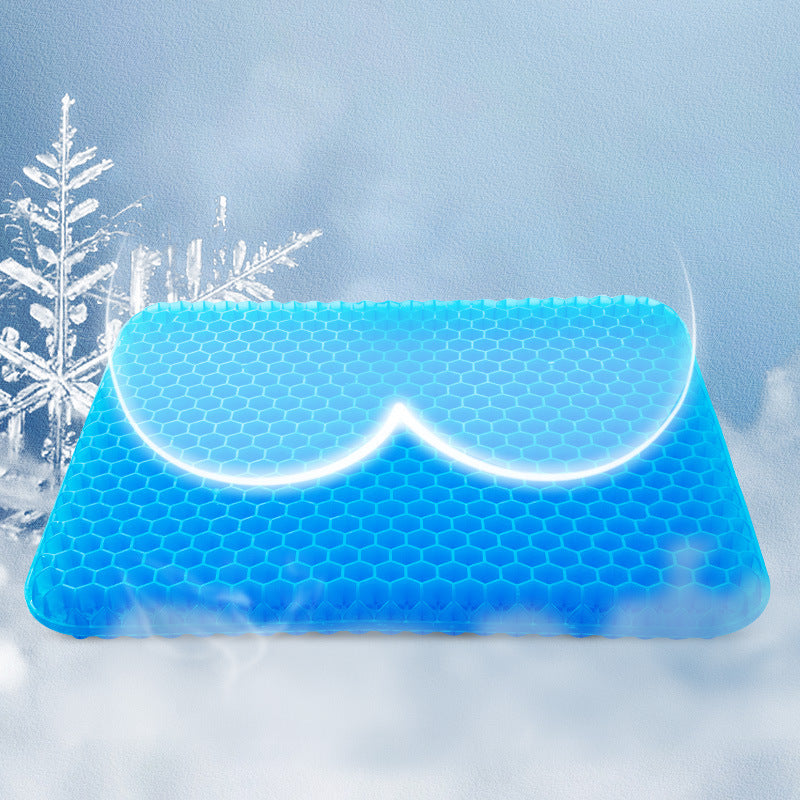 Gel Seat Cushion Double Layer Non-slip Breathable Honeycomb Egg