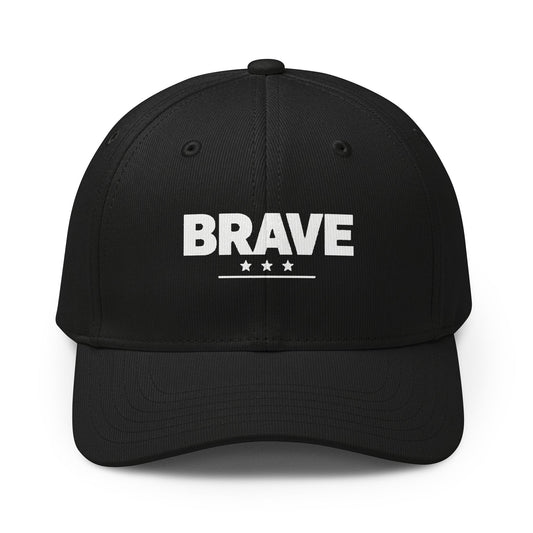 Brave Baseball Cap, Patriotic Adjustable Hat | True American