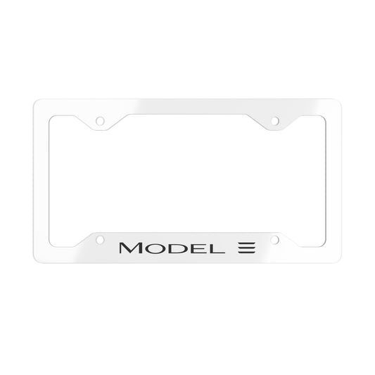 TESLA Model 3 Metal License Plate Frame