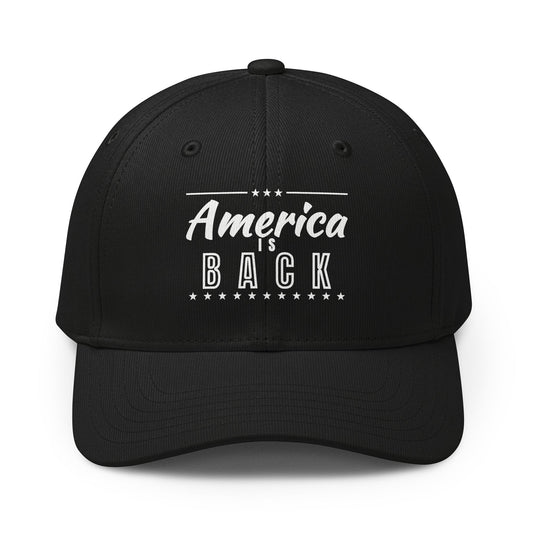 America Is Back Adidas Cap, Black / White