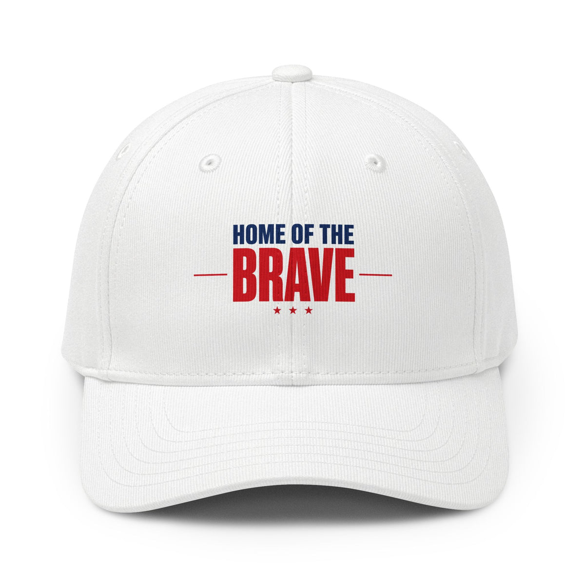 HOME OF THE BRAVE Baseball Cap — Patriotic Adjustable Hat