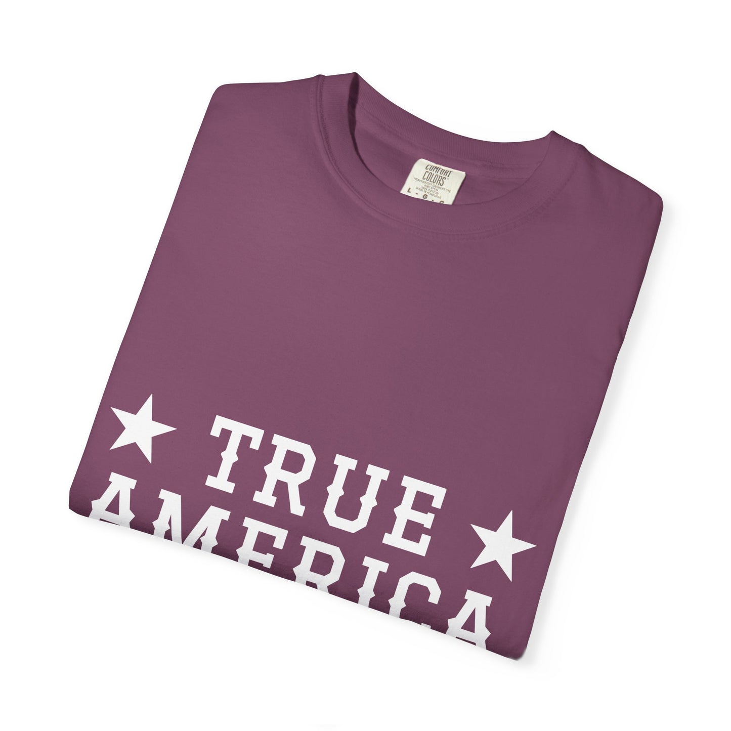 Personalized True American T-Shirt - Customized Patriotic USA Flag Shirt