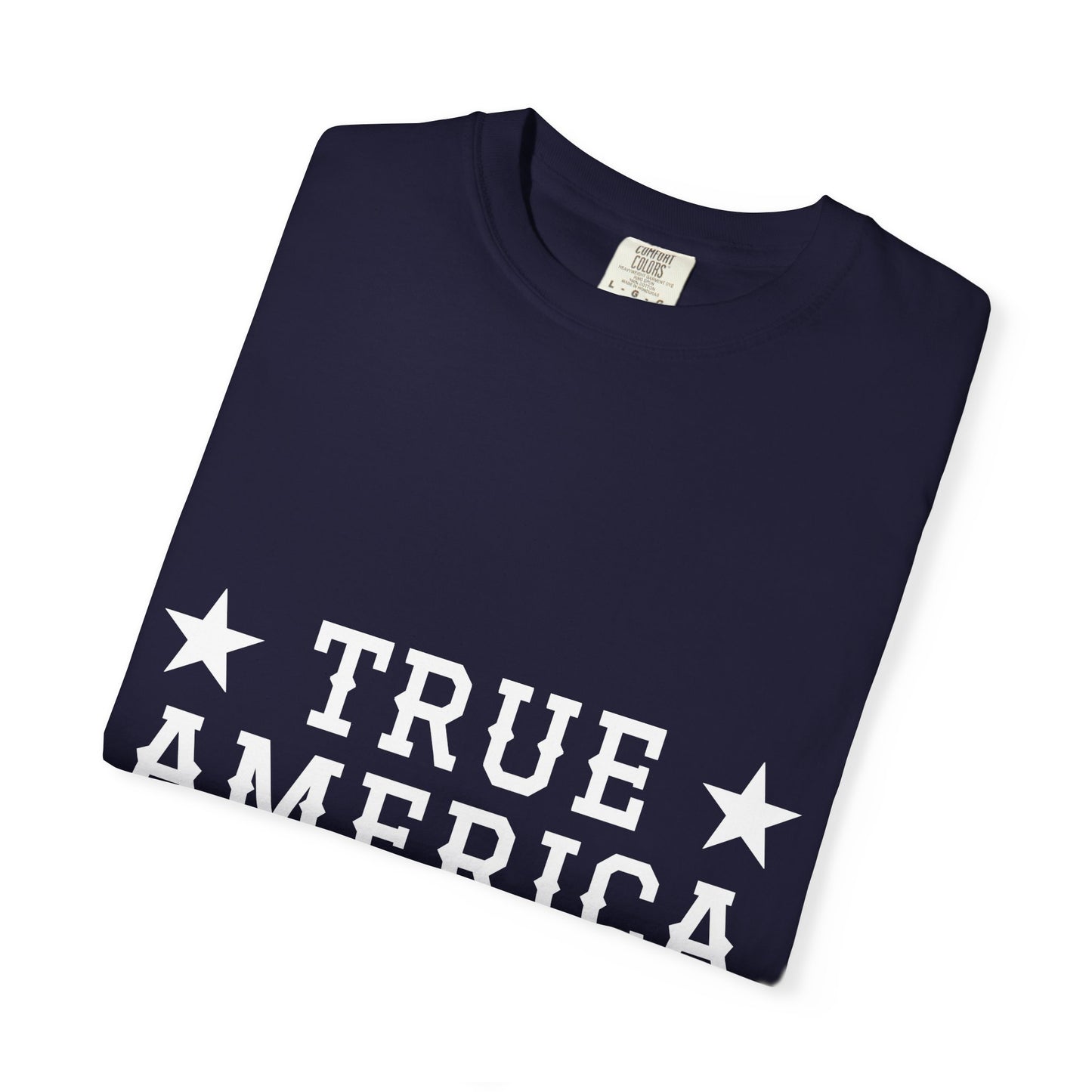 Personalized True American T-Shirt - Customized Patriotic USA Flag Shirt