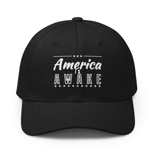 America Is Awake Adidas Cap, Black / White