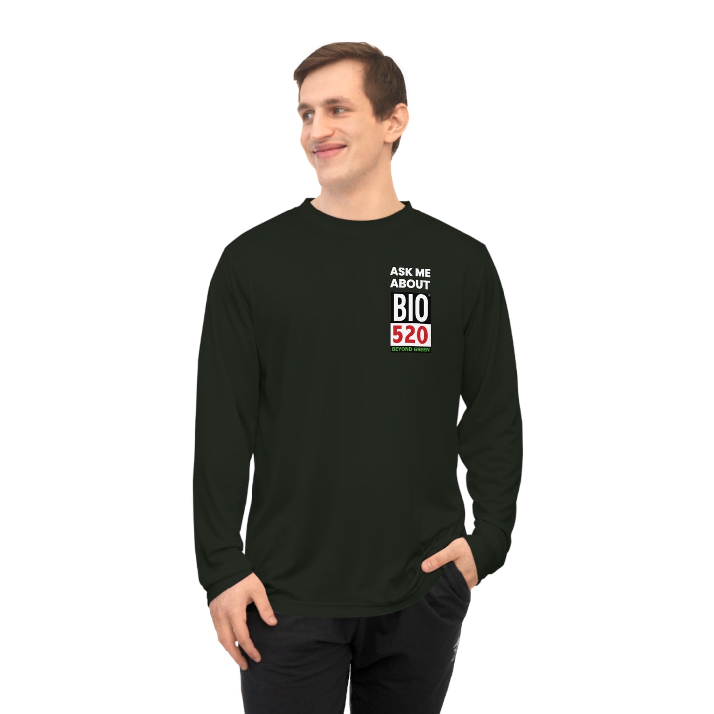 Unisex Performance Long Sleeve Shirt "Ask me about BIO520"