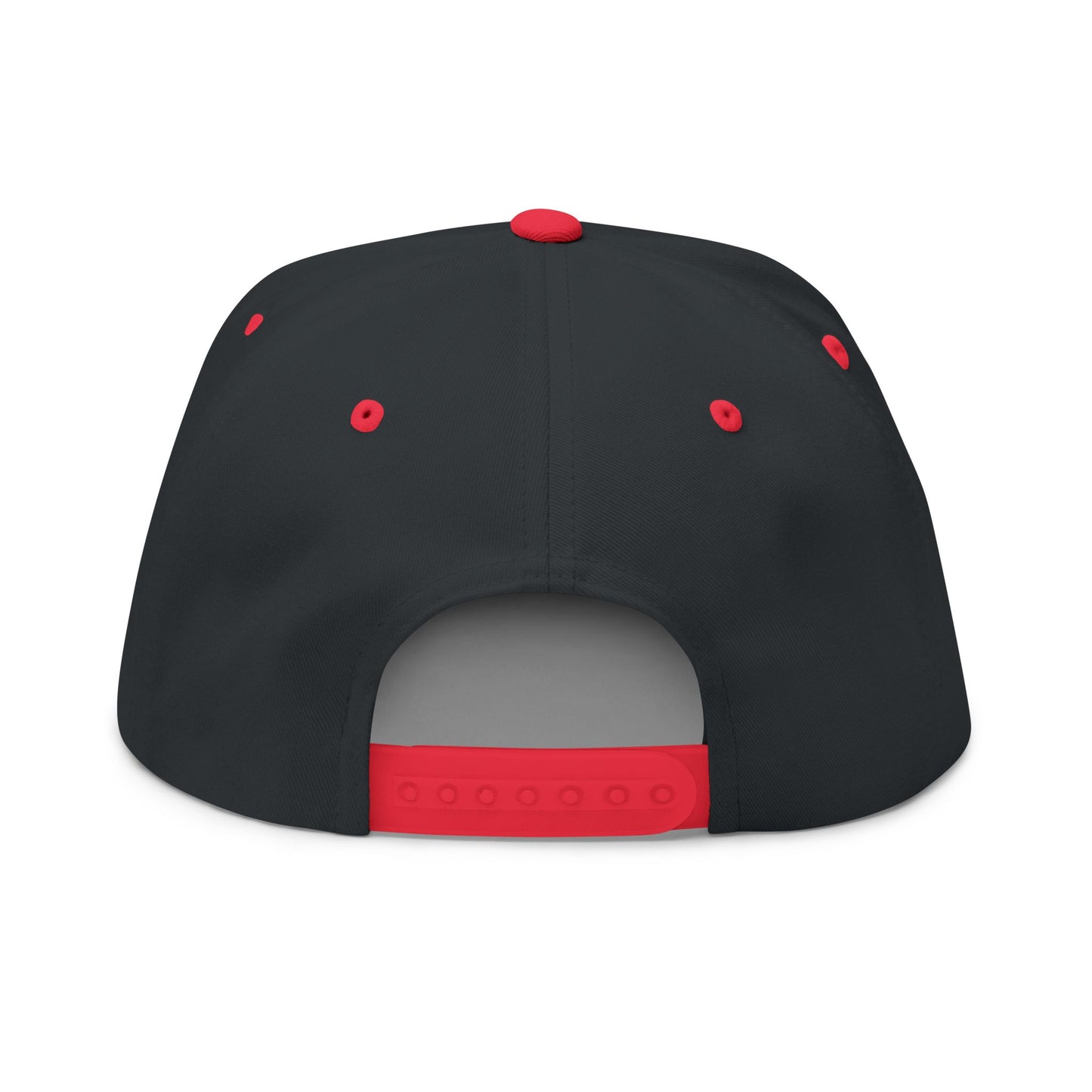 "Real America First" Embroidered Patriotic Snapback Flat Bill Cap | Five-Panel High-Profile