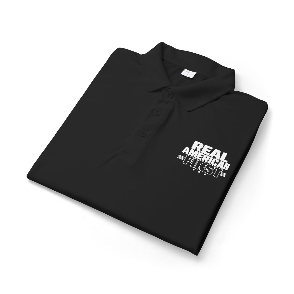 Real American First Sport-Tek PosiCharge Competitor Polo - "Real American First" | True American