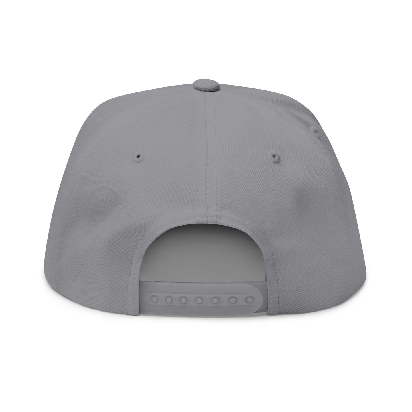 "Real America First" Embroidered Patriotic Snapback Flat Bill Cap | Five-Panel High-Profile