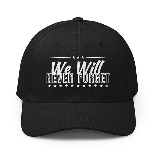 We Will Never Forget Adidas Cap, Black / White