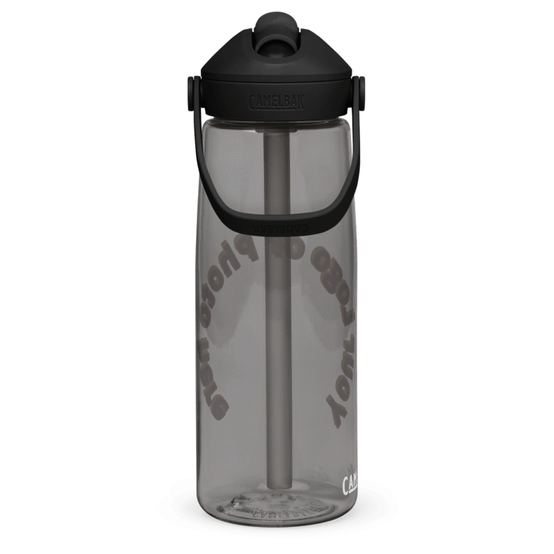 Custom Flip straw water bottle with your logo or photo