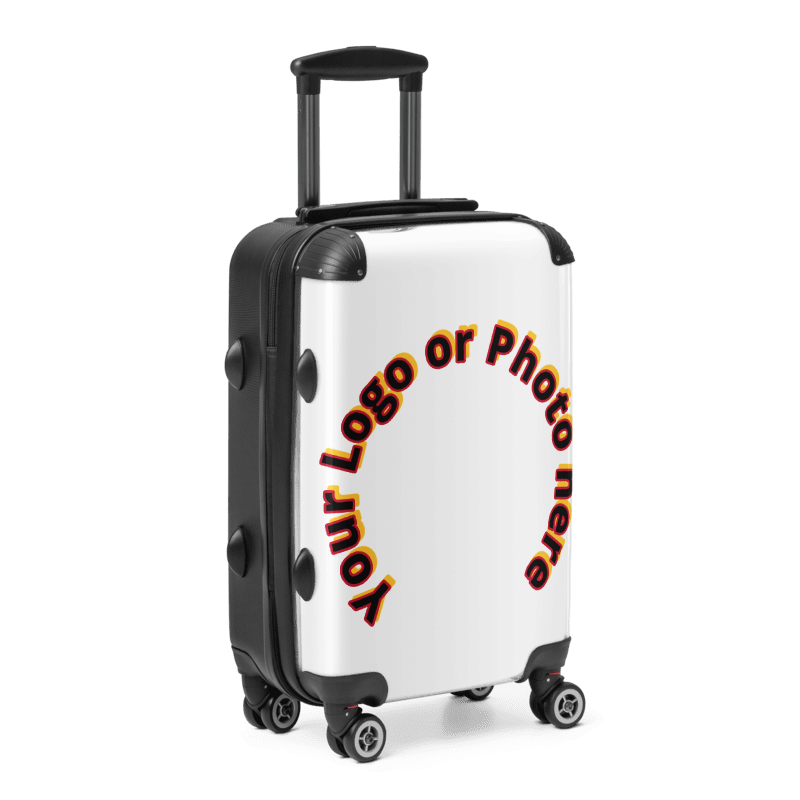 Custom designed Hard-shell suitcase with your photo or company logo