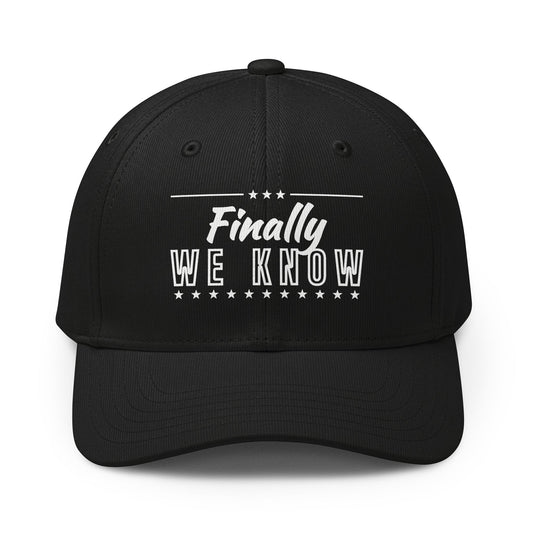 Finally We Know Adidas Cap, Black / White