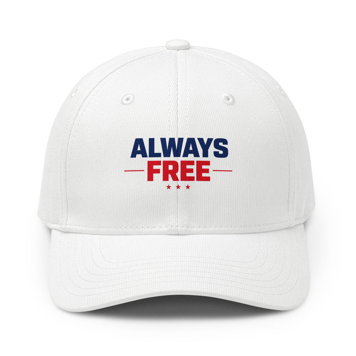 Always Free Baseball Cap — Patriotic Adjustable Hat