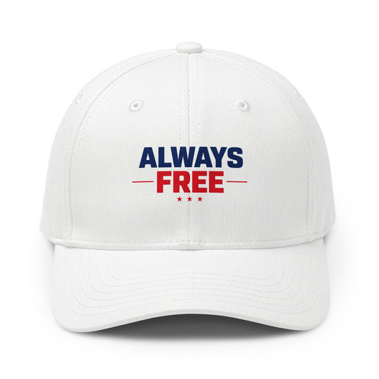 Always Free Baseball Cap, Patriotic Adjustable Hat | True American