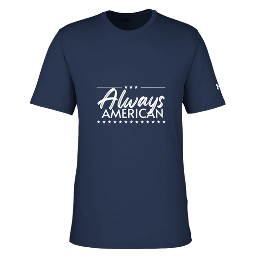 Always American UA Athletic Tee Mid Navy front | True American