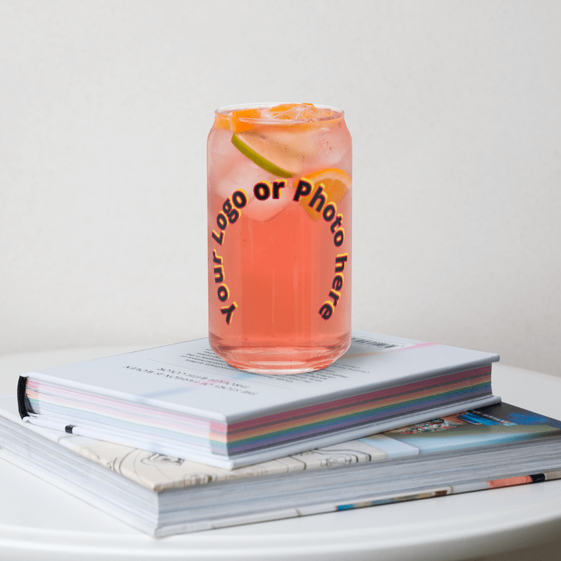 Custom design Can-shaped glass