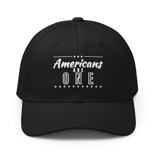 Americans Are ONE Adidas Cap, Black / White