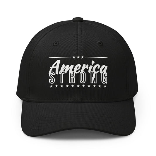 America Strong Adidas Cap, Black / White