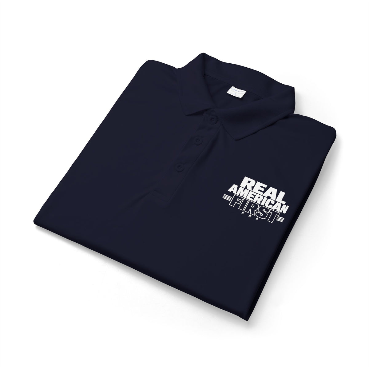 Real American First Sport-Tek PosiCharge Competitor Polo - "Real American First" | True American