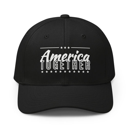 America Together Adidas Cap, Black / White