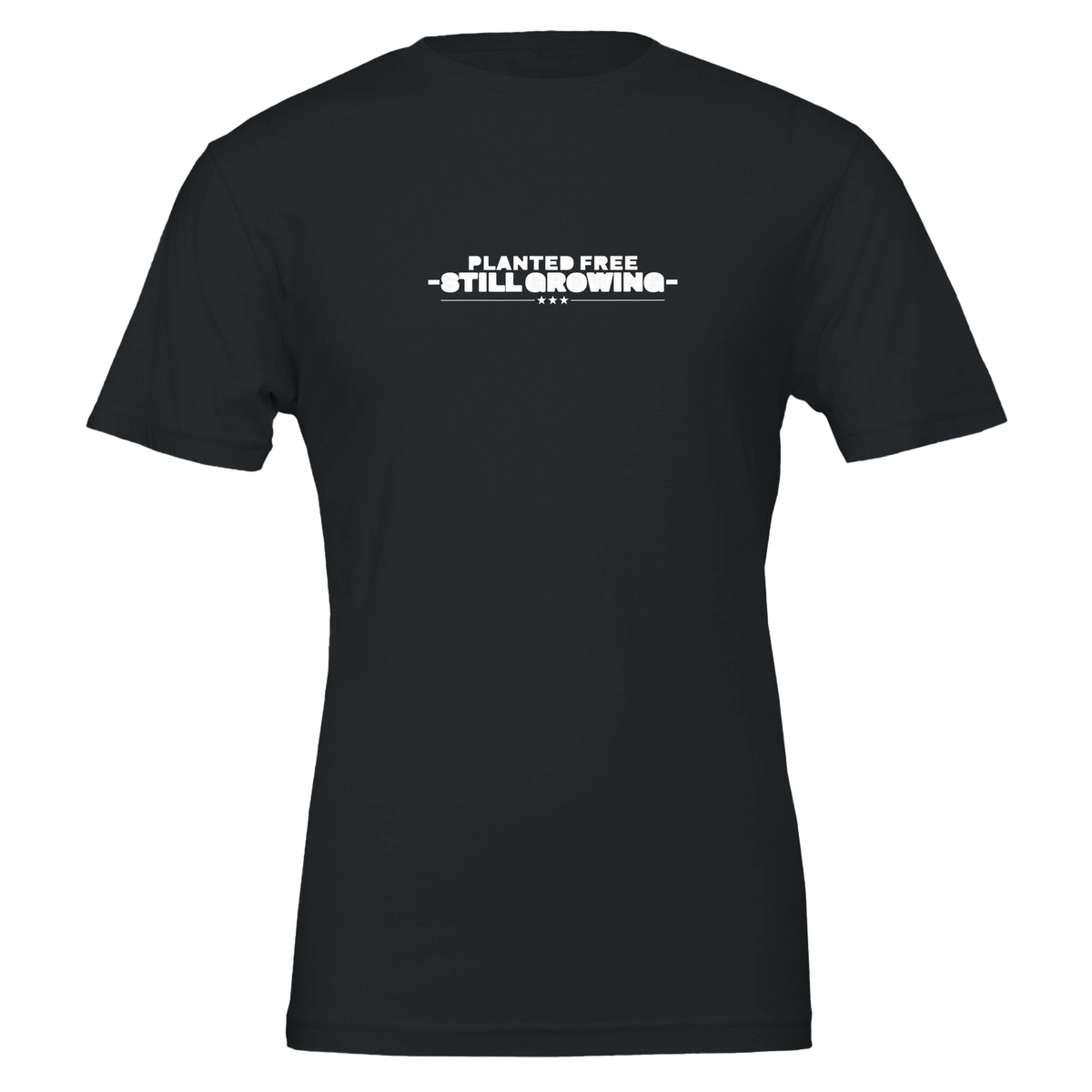 Planted Free Still Growing Tee Black