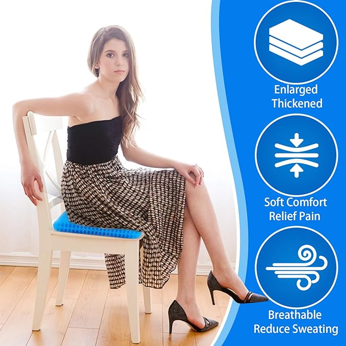 Memory Foam Chair Cushions Seat Butt Pillow Tailbone Pain Relief Bn-li -  BN-LINK