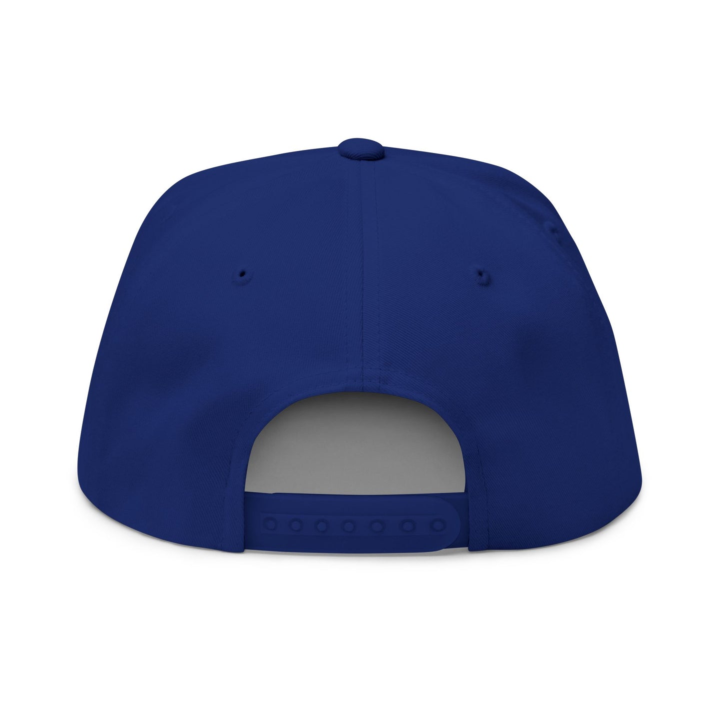 "Real America First" Embroidered Patriotic Snapback Flat Bill Cap | Five-Panel High-Profile