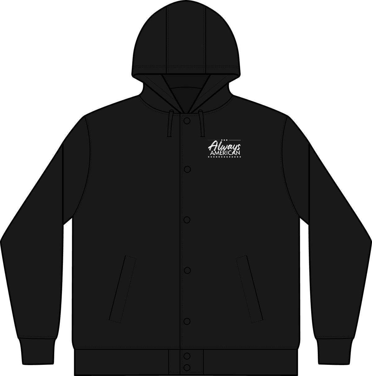 Always American Sport-Tek Insulated Letterman Jacket - "Always American" | True American