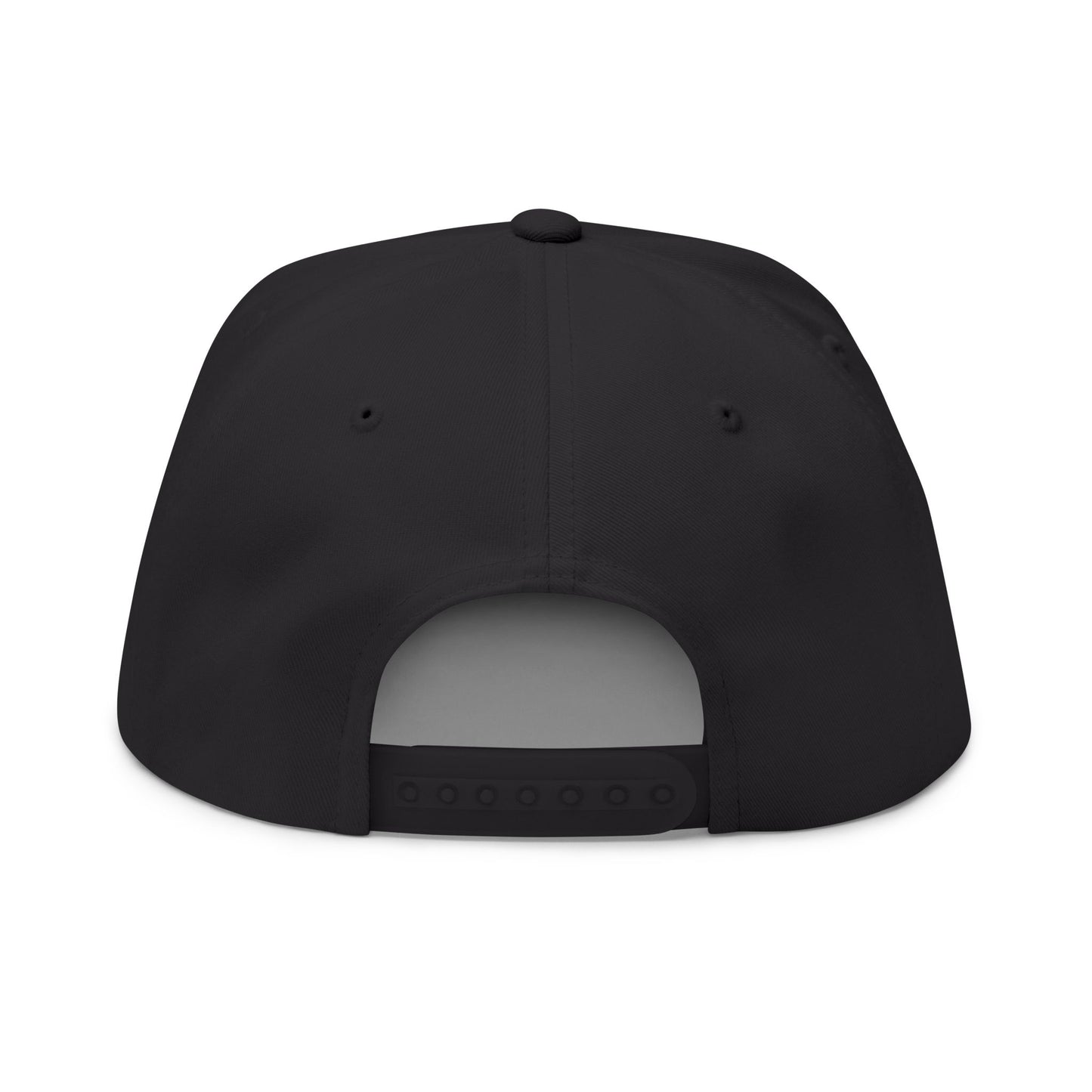 "Real America First" Embroidered Patriotic Snapback Flat Bill Cap | Five-Panel High-Profile