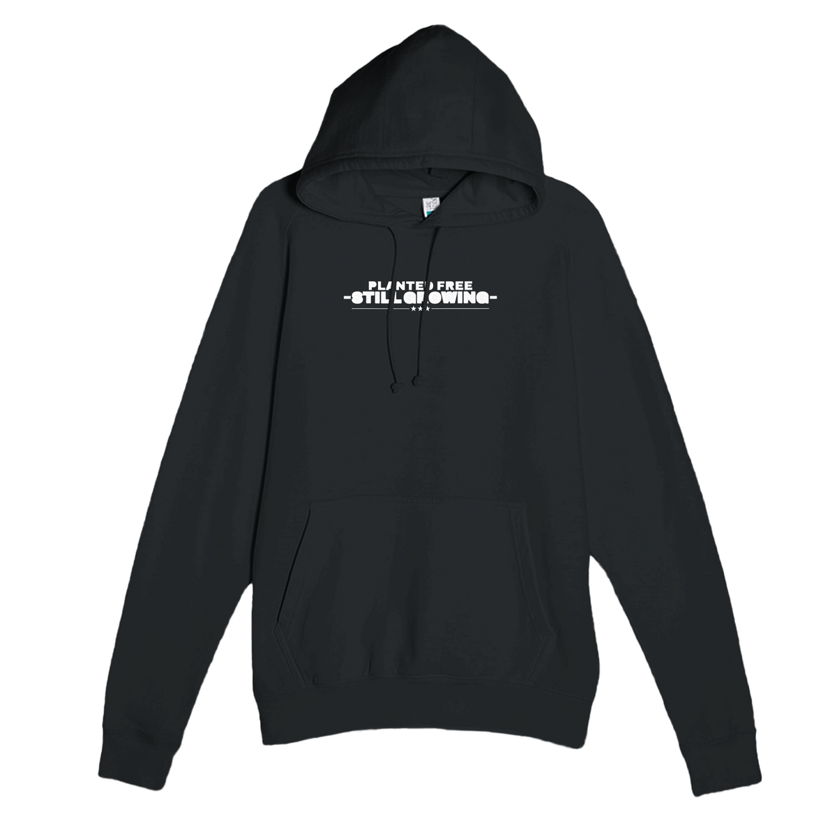 Planted Free Still Growing Hoodie Black | True American