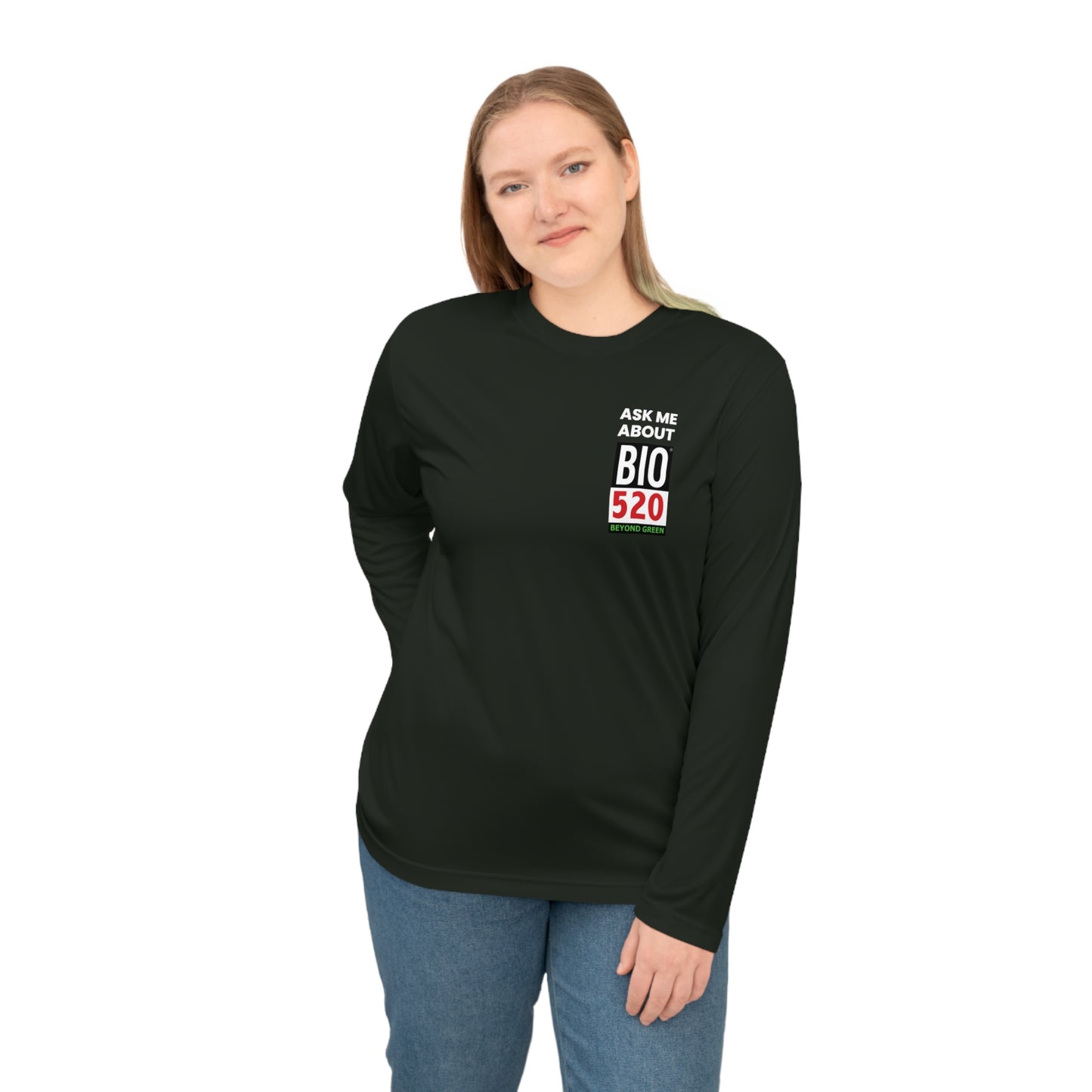 Unisex Performance Long Sleeve Shirt "Ask me about BIO520"