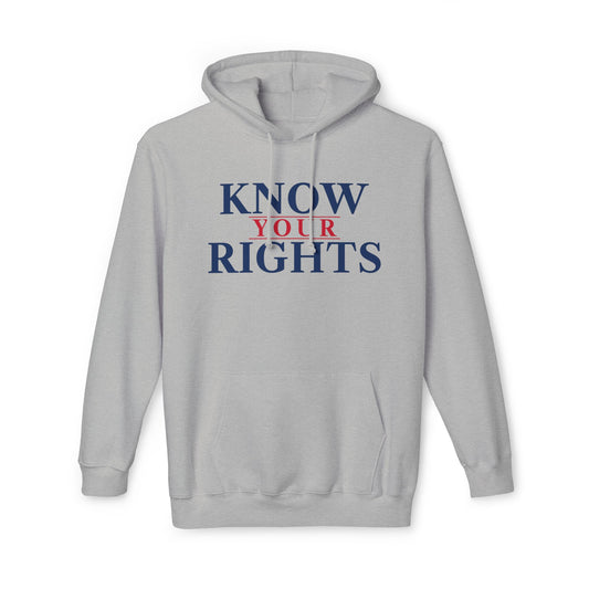 Know Your Rights Made in US Hoodie - "Know Your Rights" | True American